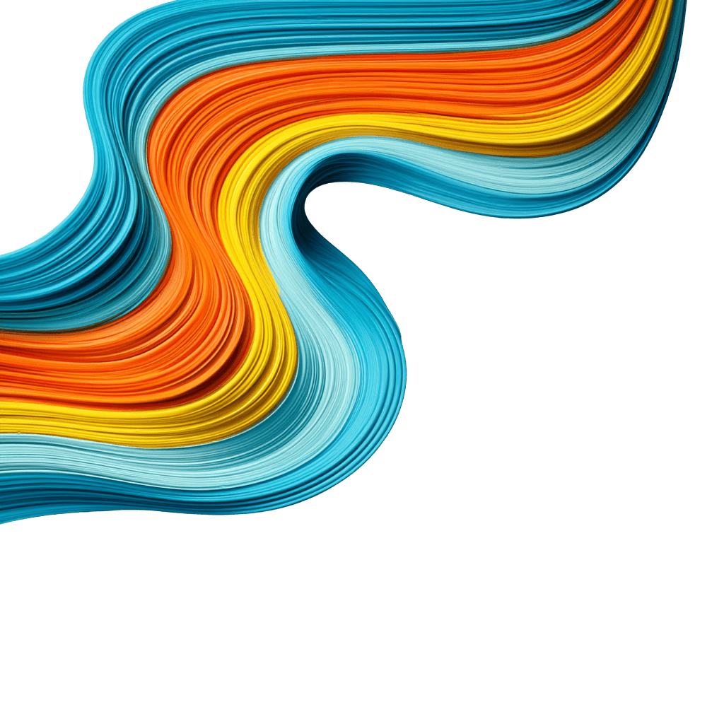 Paint rainbow illustration